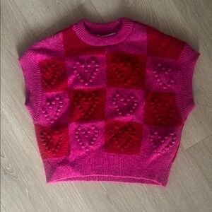Zara Vibrant Pink Knit Sweater